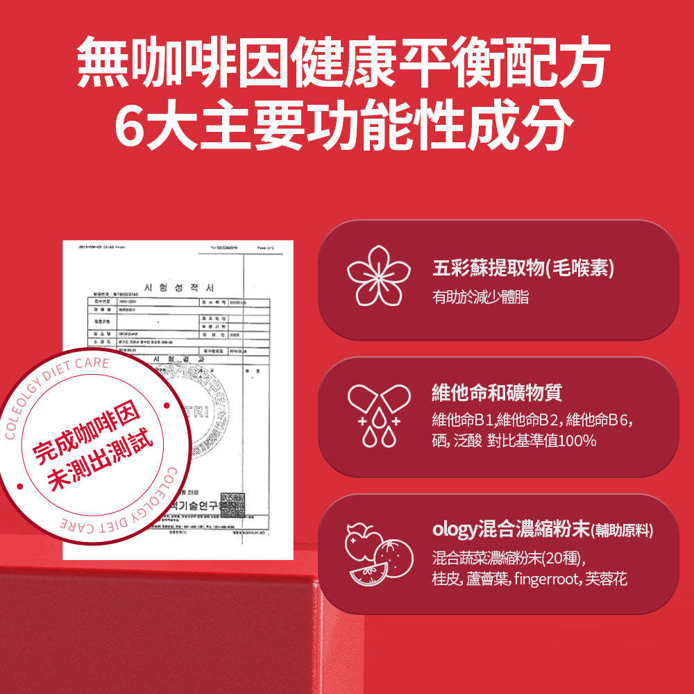 Coleology五彩蘇植物纖體睡眠片