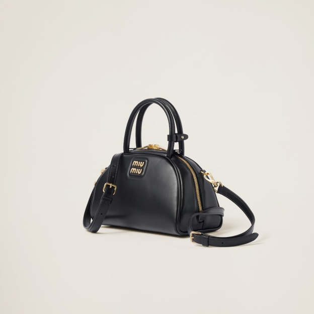 レザー トップハンドルバッグ