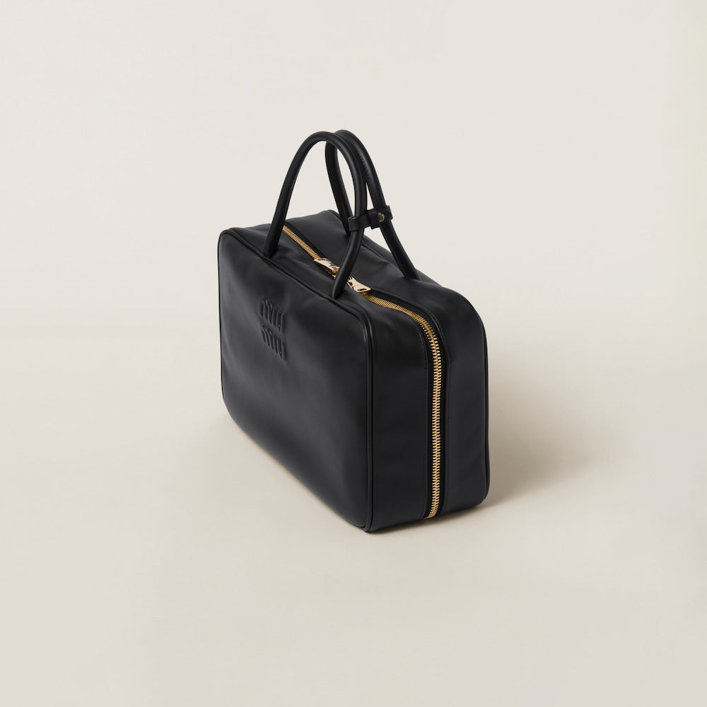 レザー トップハンドルバッグ