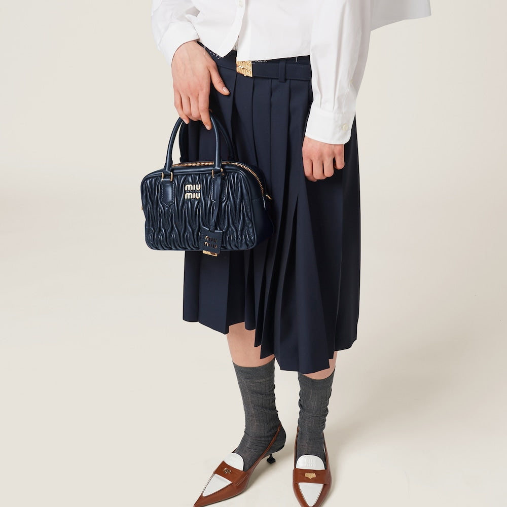 アルカディ マテラッセレザー バッグ ミディアム