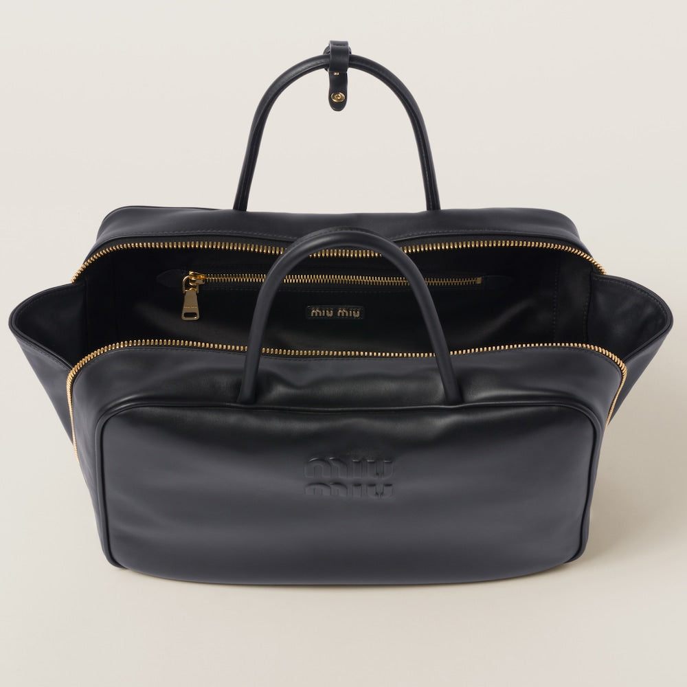 レザー トップハンドルバッグ