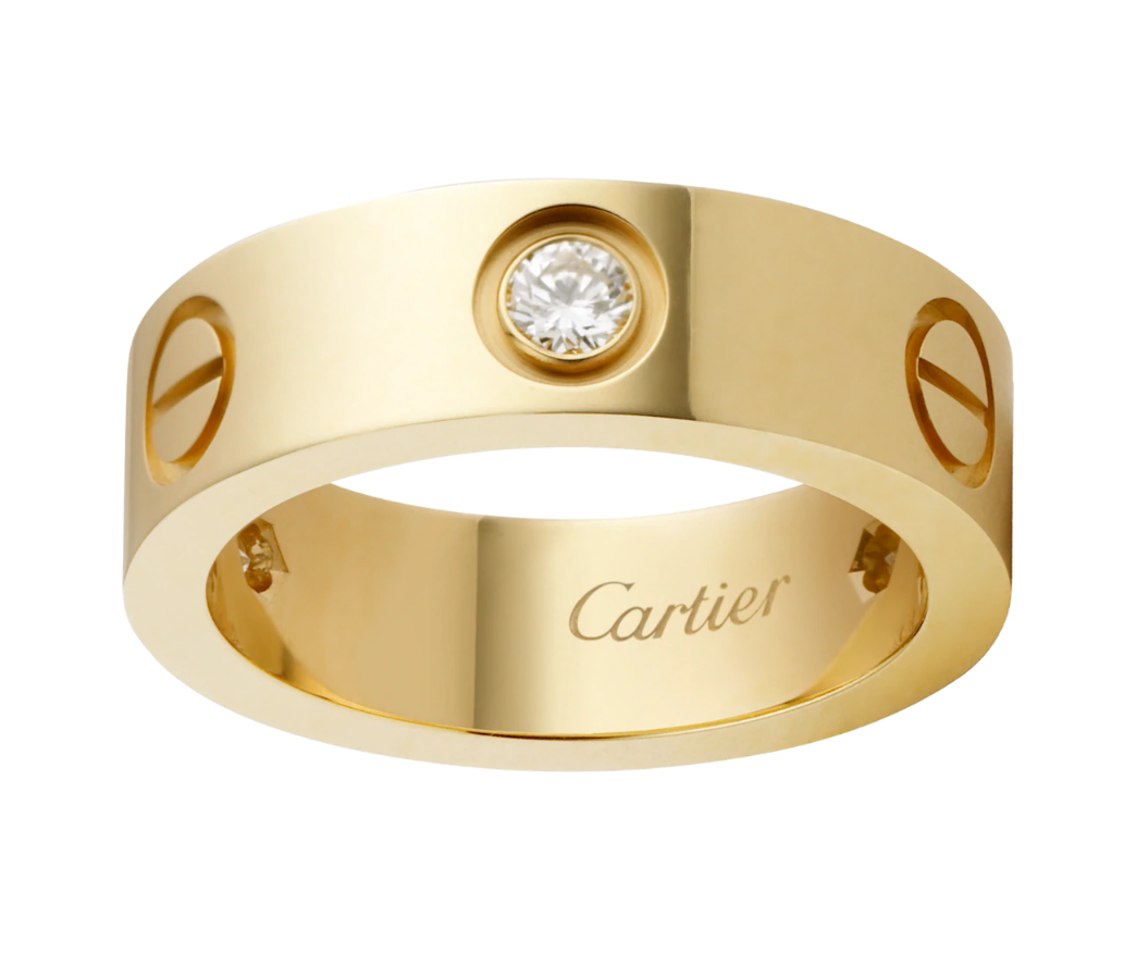 【Cartier】カルティエ LOVE RING, 3 DIAMONDS リング、ダイヤモンド3個