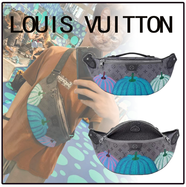 【LOUIS VUITTON】 新しい LV草間彌生コラボシリーズ カラフルカボチャ柄チェストバッグ/ウエストバッグ