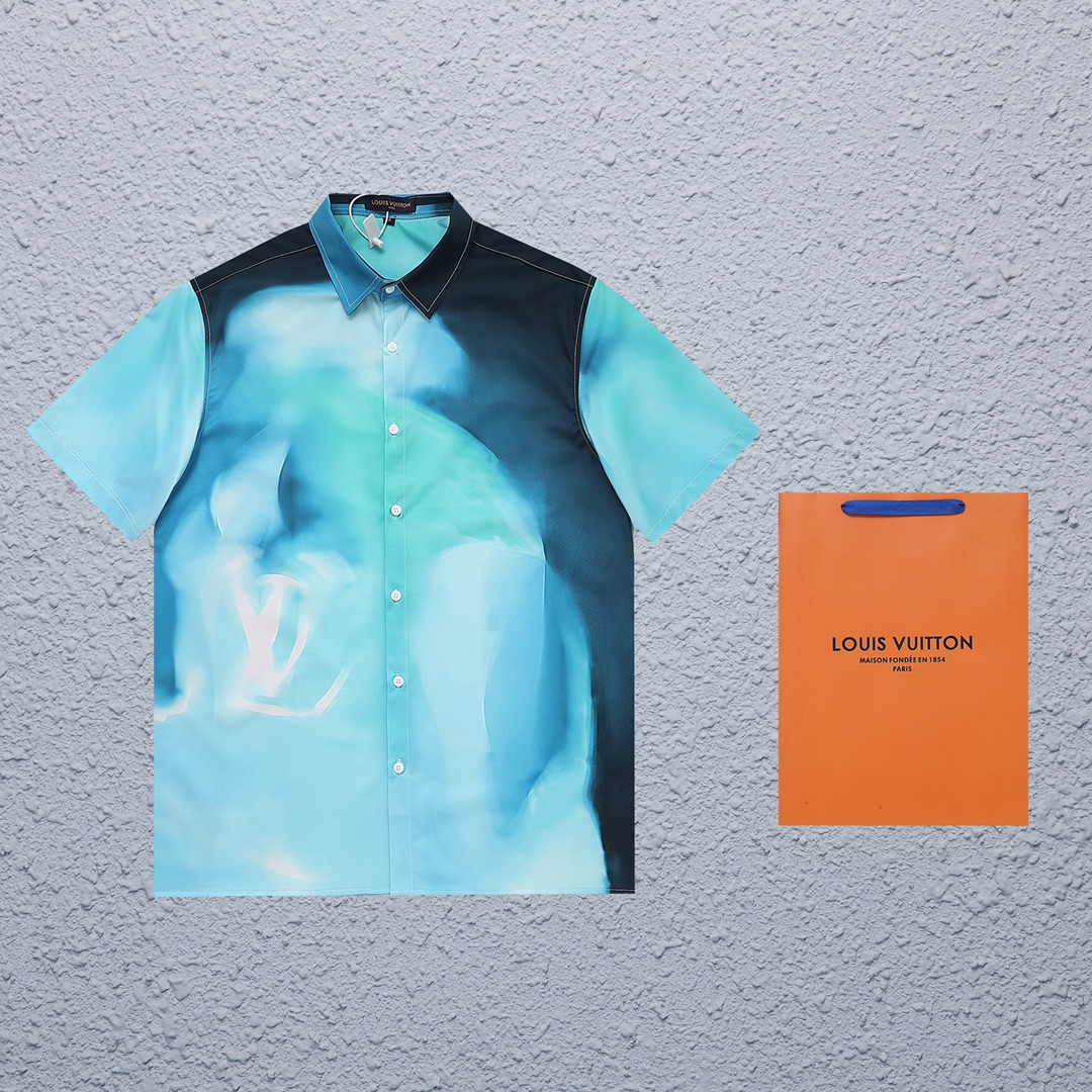 【Louis Vuitton 公式旗艦店】（ルイヴィトン） 半袖シャツ  ご好評に付き再入荷！