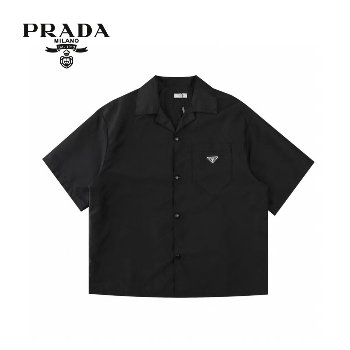 【Prada】プラダ 半袖シャツ 男女兼用、ご好評に付き再入荷！