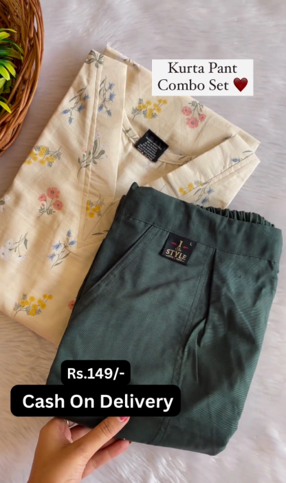Timeless Trends: Kurta Pants Ensembles