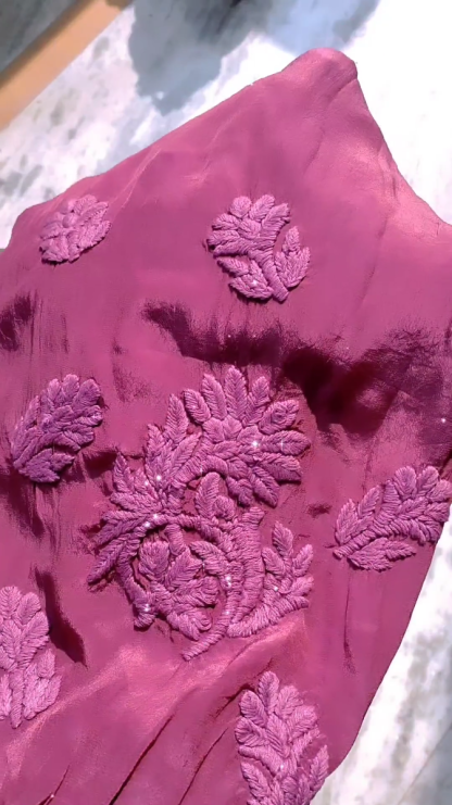 Candy Skin Kurti with Floral Designs