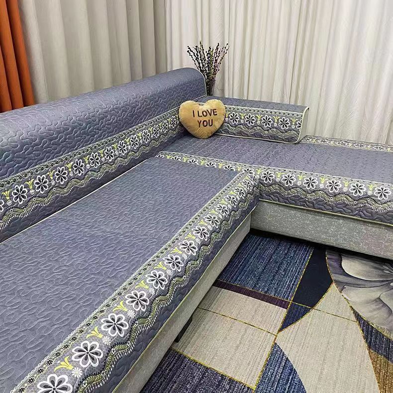 四季通用萊卡棉防滑沙發墊