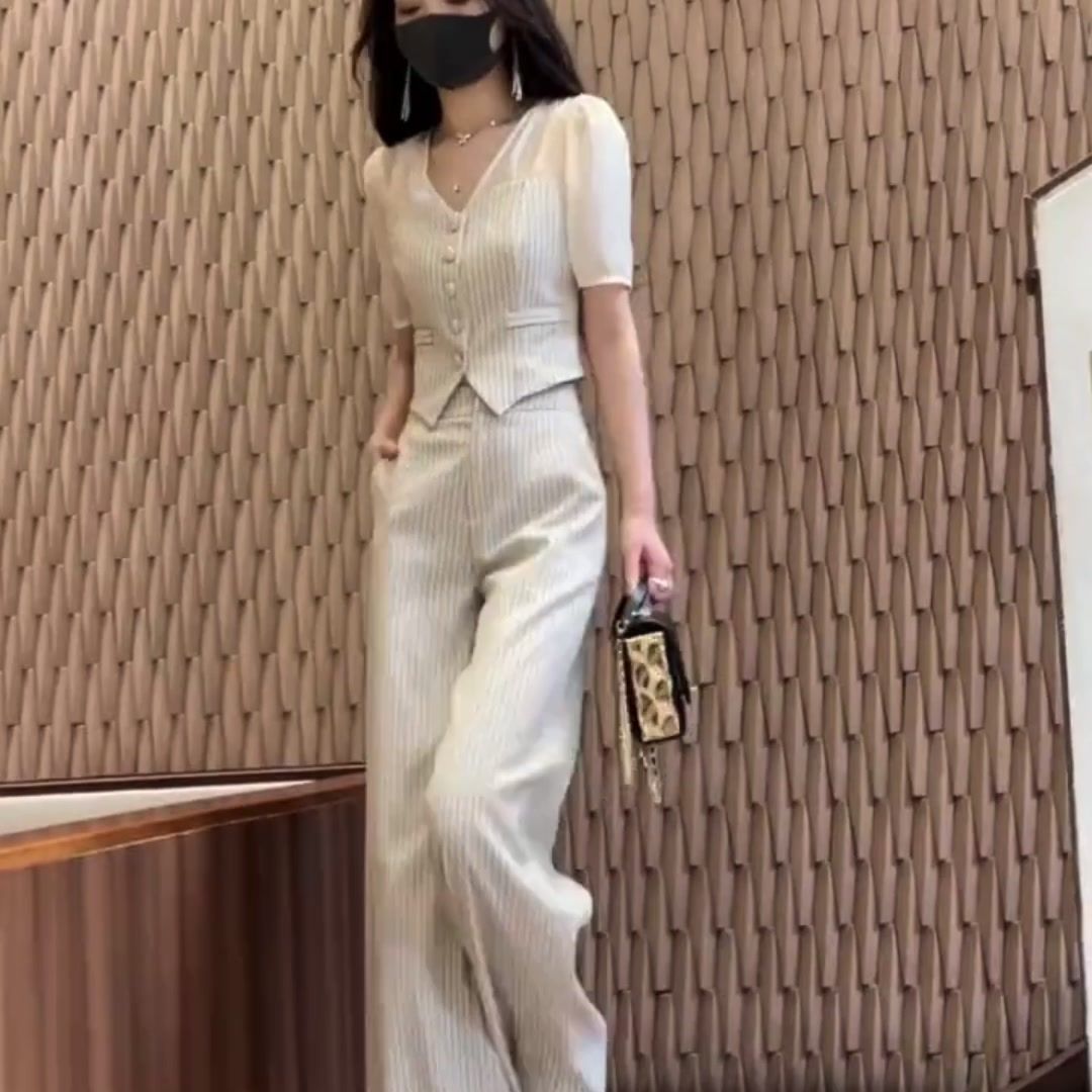 ワイドパンツ2点セット