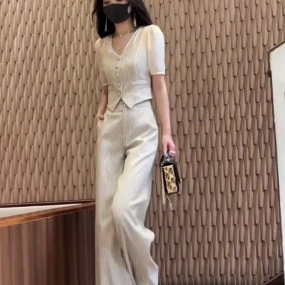 ワイドパンツ2点セット