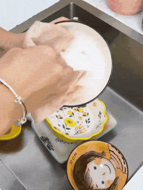 แผ่นใยบวบขัดผิวทำความสะอาด