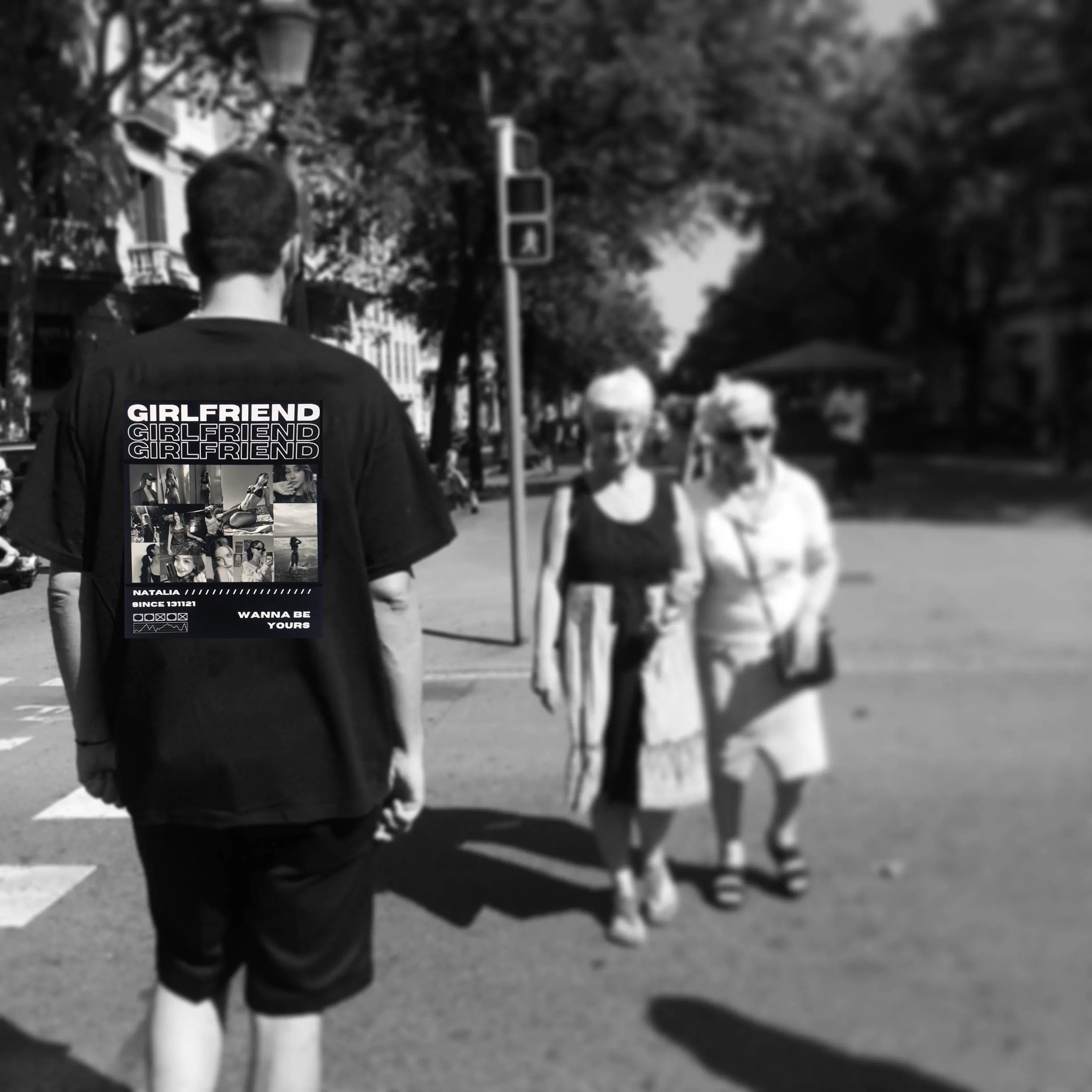 ONLY YOU ユニークなカスタマイズされたフォト T シャツ – バレンタインデーのギフト-welikecustom-MJ