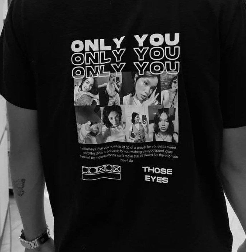 ONLY YOU ユニークなカスタマイズされたフォト T シャツ – バレンタインデーのギフト-welikecustom-MJ