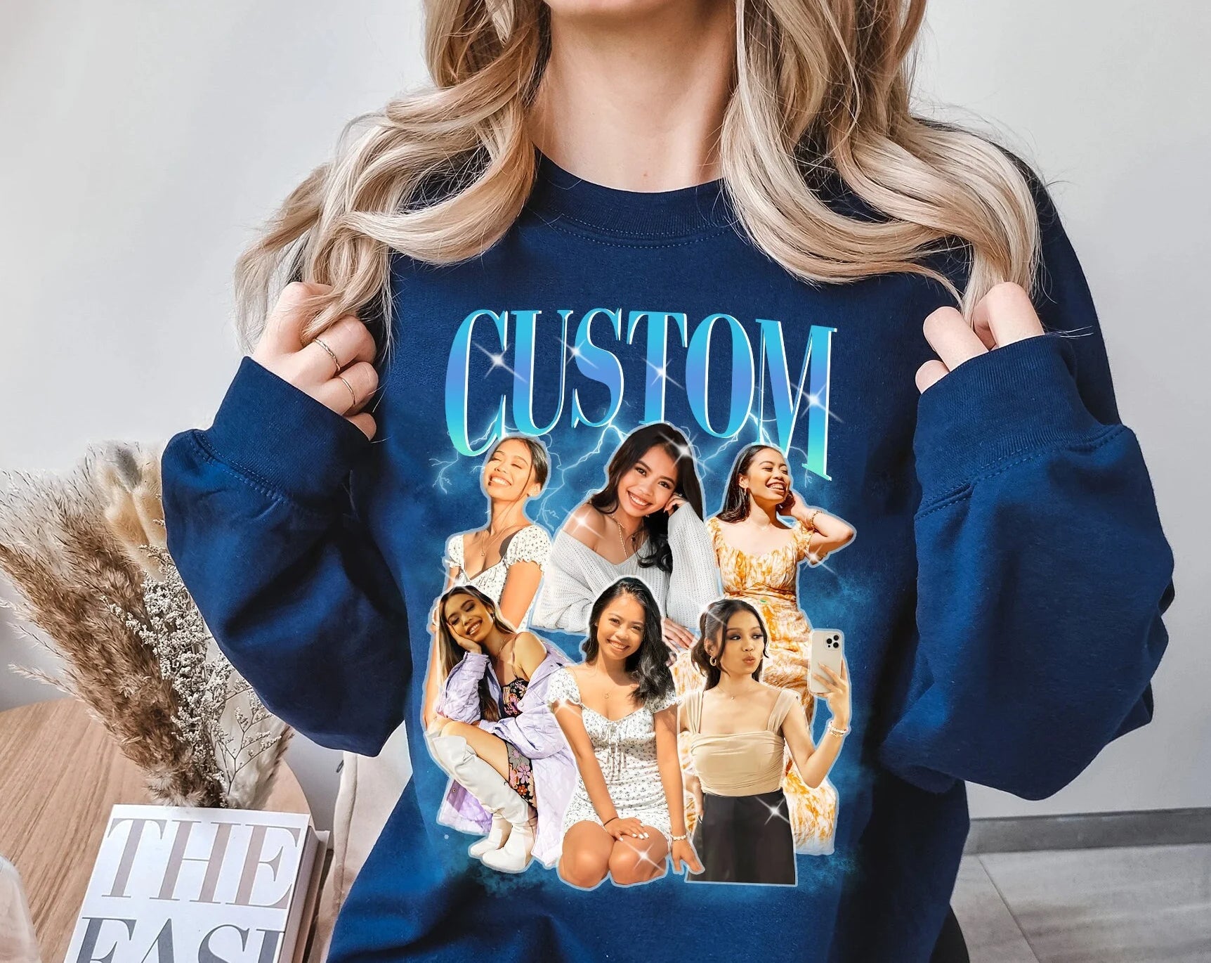 ヴィンテージフォトカスタム半袖Tシャツ-welikecustom-MJ
