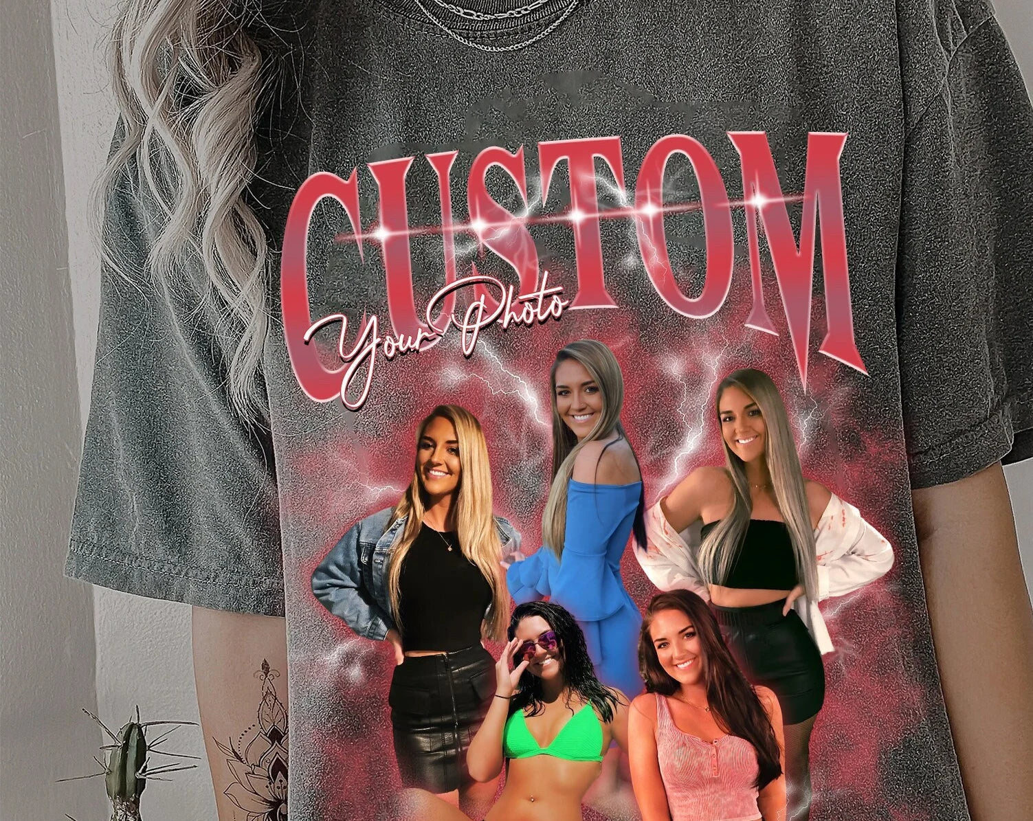 パーソナライズされたレトロプライベートコレクション半袖Tシャツ-welikecustom-MJ