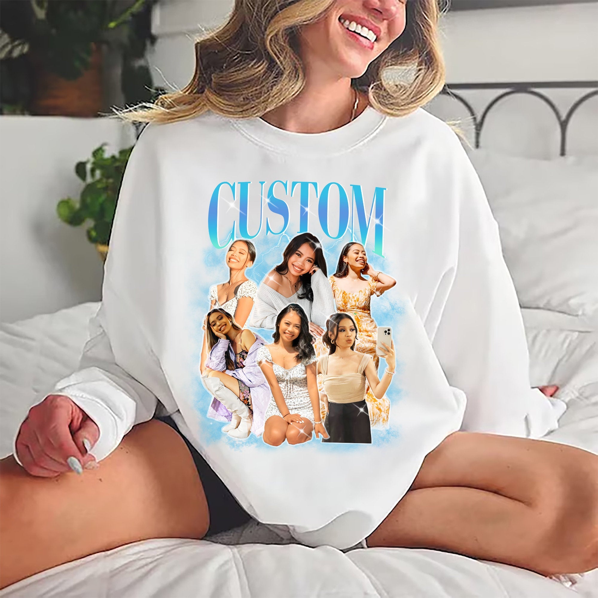 ヴィンテージフォトカスタム半袖Tシャツ-welikecustom-MJ