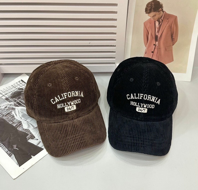 カスタム帽子コーデュロイ手作り野球帽男性と女性-welikecustom-MJ