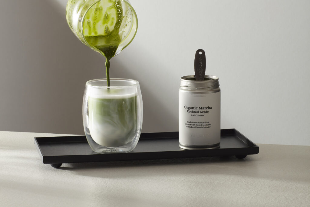 Organic Matcha Cocktail Grade Kagoshima 80g in AVANTCHA Hot Latte