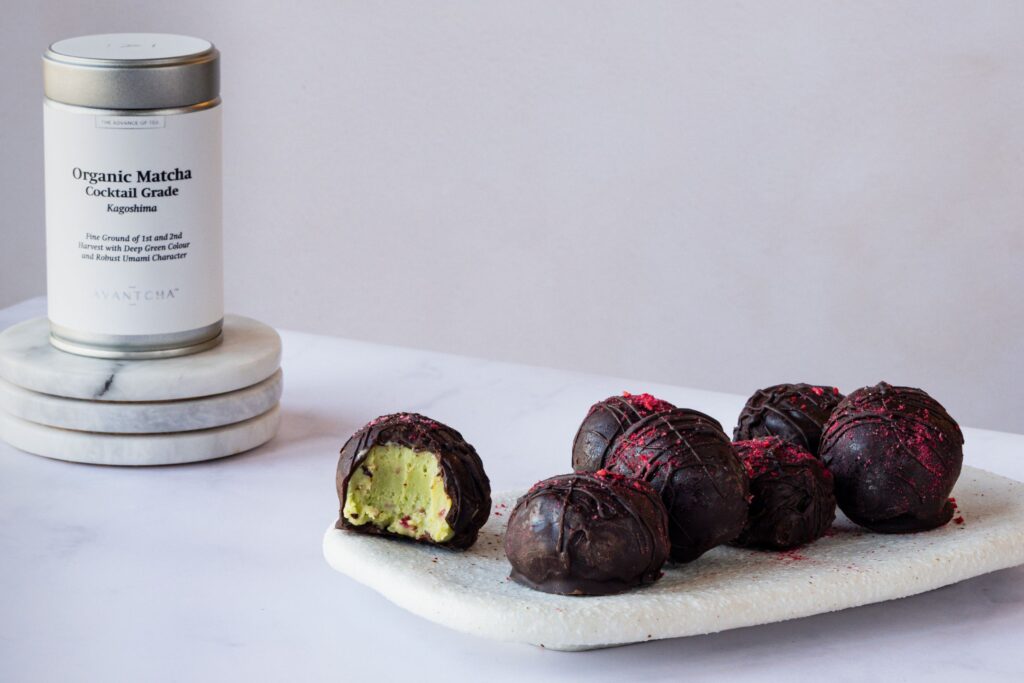 Matcha Truffles using AVANTCHA Matcha Cocktail Grade Kagoshima