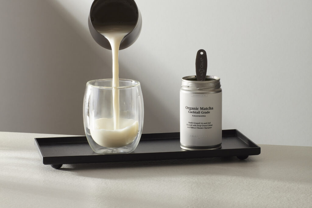 Organic Matcha Cocktail Grade Kagoshima 80g in AVANTCHA Hot Latte