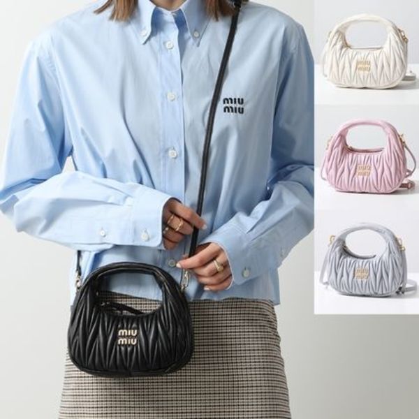 MIUMIU バッグ ワンダー MATELASSE マテラッセ 5BP078 N88