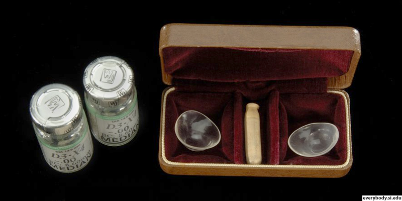 old contact lenses