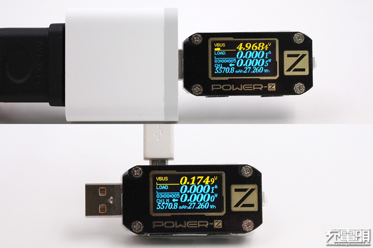 ChargerLAB POWER-Z KM001系列使用技巧：一键检测E-Marker线缆与雷电线缆-POWER-Z