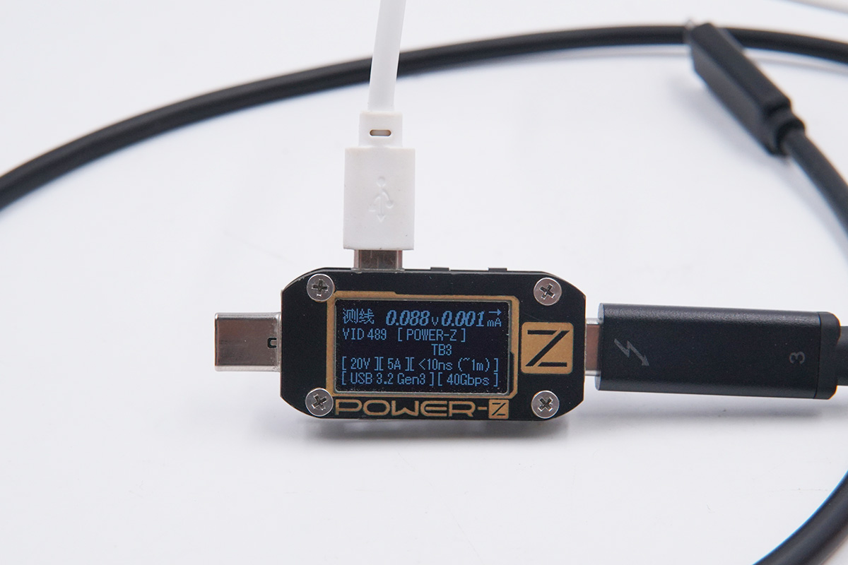 ChargerLAB POWER-Z KM001系列使用技巧：一键检测E-Marker线缆与雷电线缆-POWER-Z