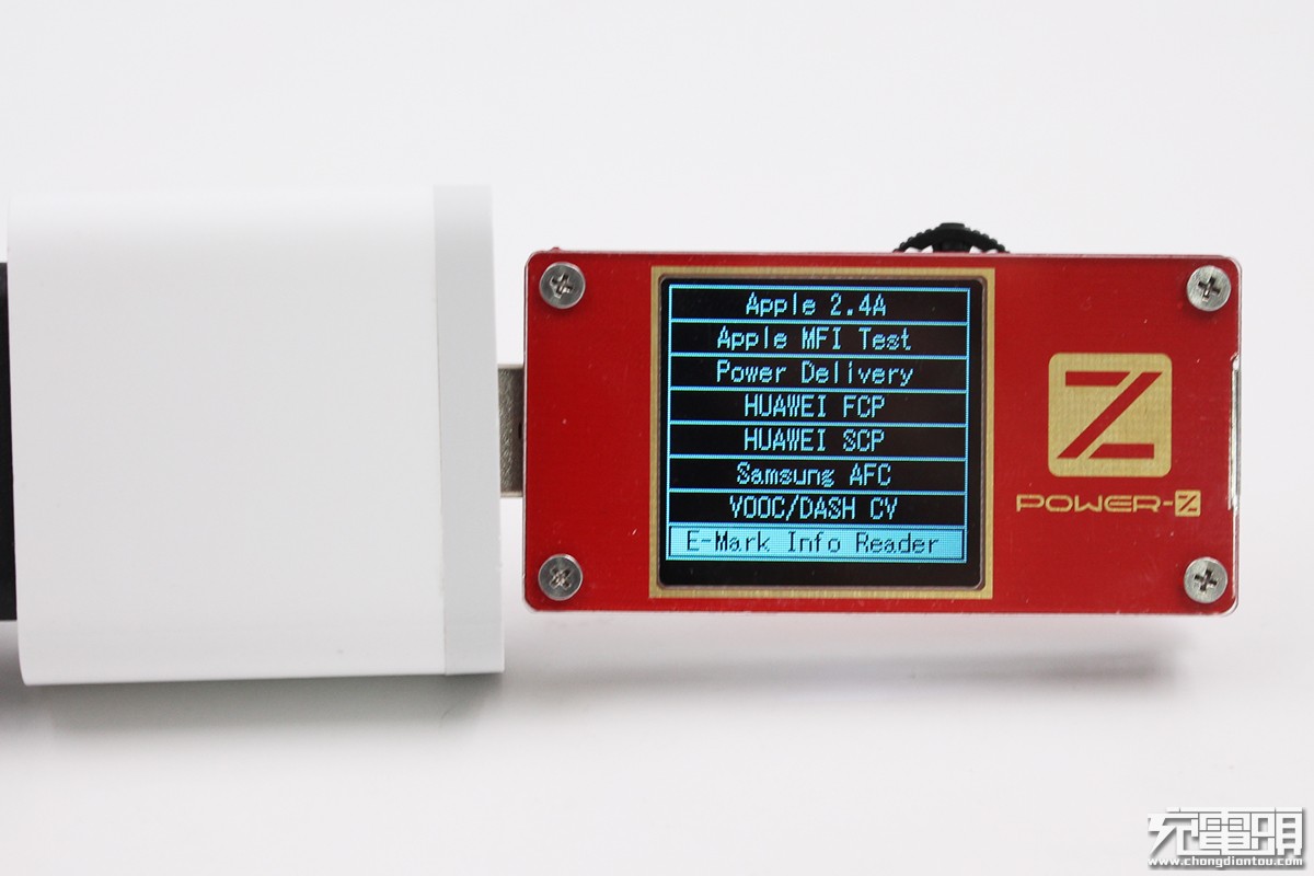 ChargerLAB POWER-Z KT001使用小技巧:一键检测E-Marker线缆-POWER-Z
