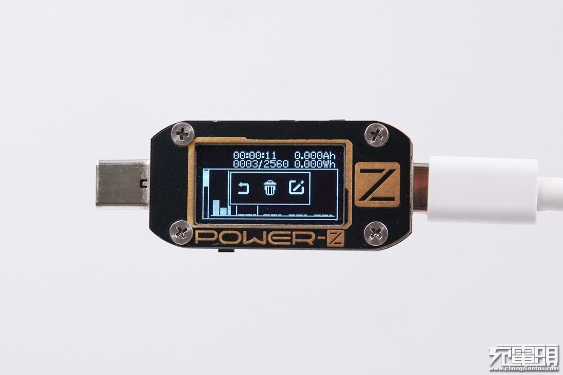 ChargerLAB POWER-Z KM001系列使用技巧：离线数据记录-POWER-Z