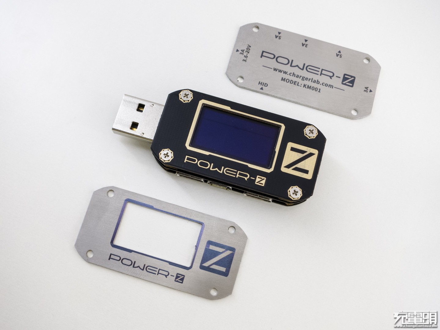 POWER-Z KM001更换金属面板闪亮登场-POWER-Z