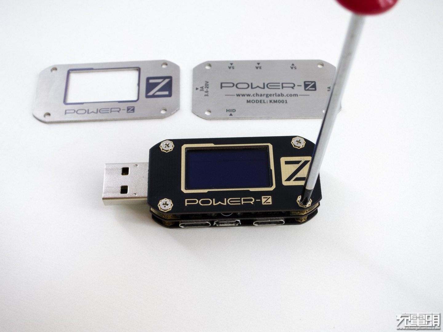 POWER-Z KM001更换金属面板闪亮登场-POWER-Z