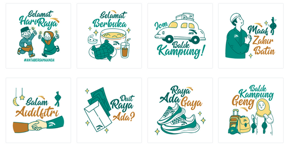 ANTA x Raya Whatsapp Sticker 