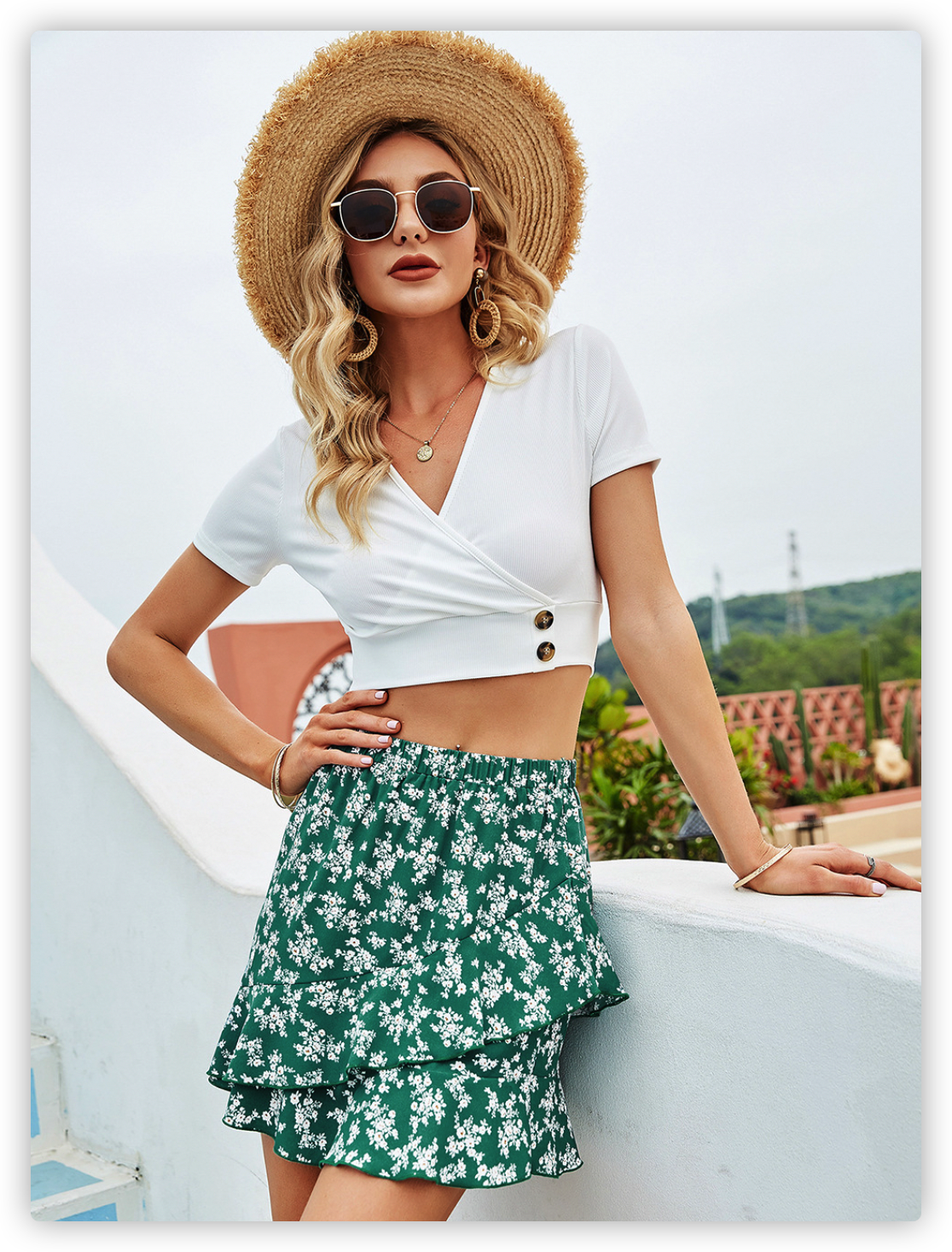 勿动-勿动-Women Top Sexy Blouse Off Shoulder Top Long Sleeve Skirtapi